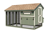 Quaker 7x12 Combination Coop